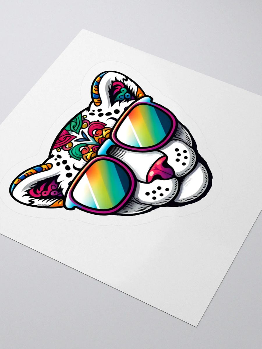 Trippy Leopard Sticker product image (8)