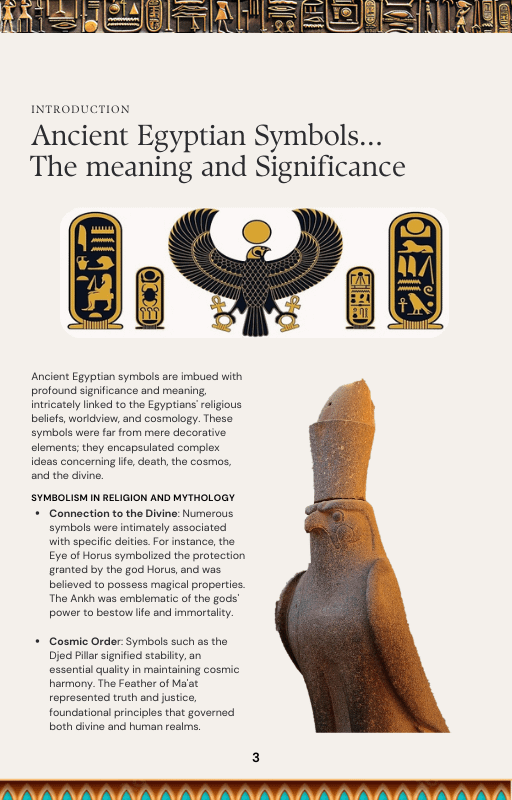Ancient Egyptian Symbols - 24 symbols illustrated and explained by Milad Sidky product image (2)