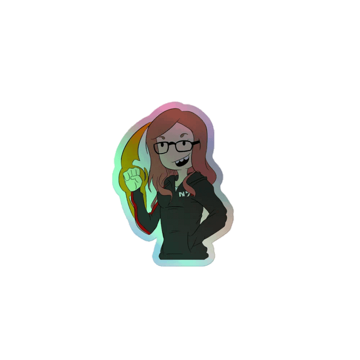 Ishcakes OG Logo Holo Sticker product image (1)