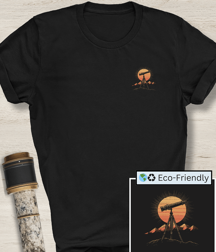 Telescope Sunset T-Shirt product image (1)