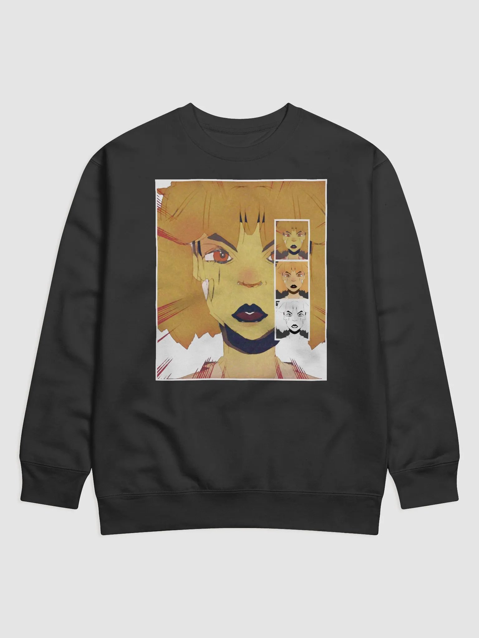 Yellow Blush Anime Spirit Premium Sweatshirt product image (4)