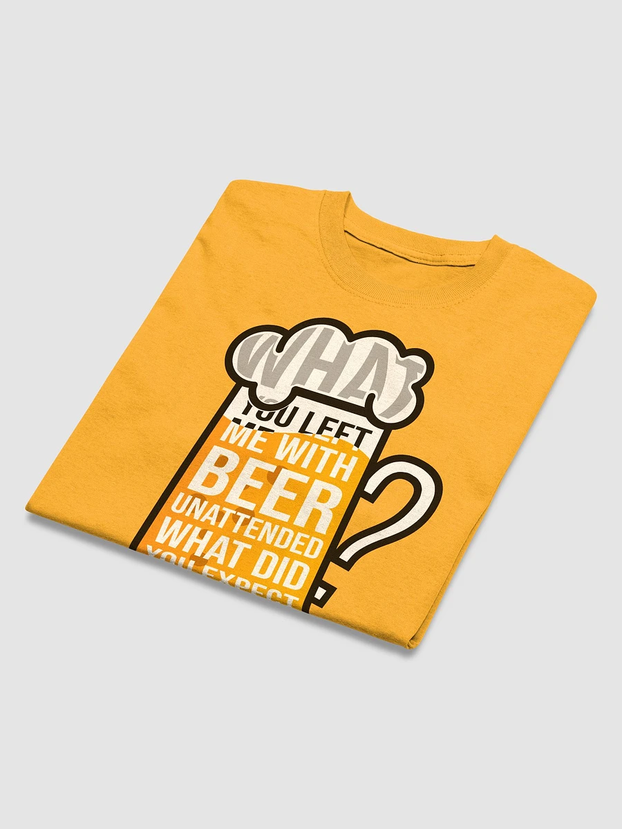 T-Shirt - Left me with beer product image (19)