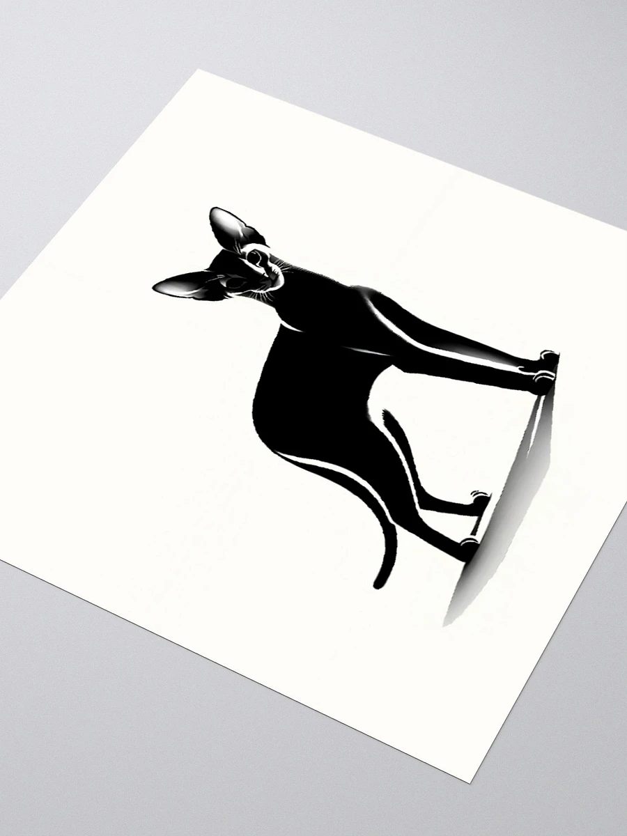 Kiss Cut Stickers: Abyssinian Monochrome product image (3)