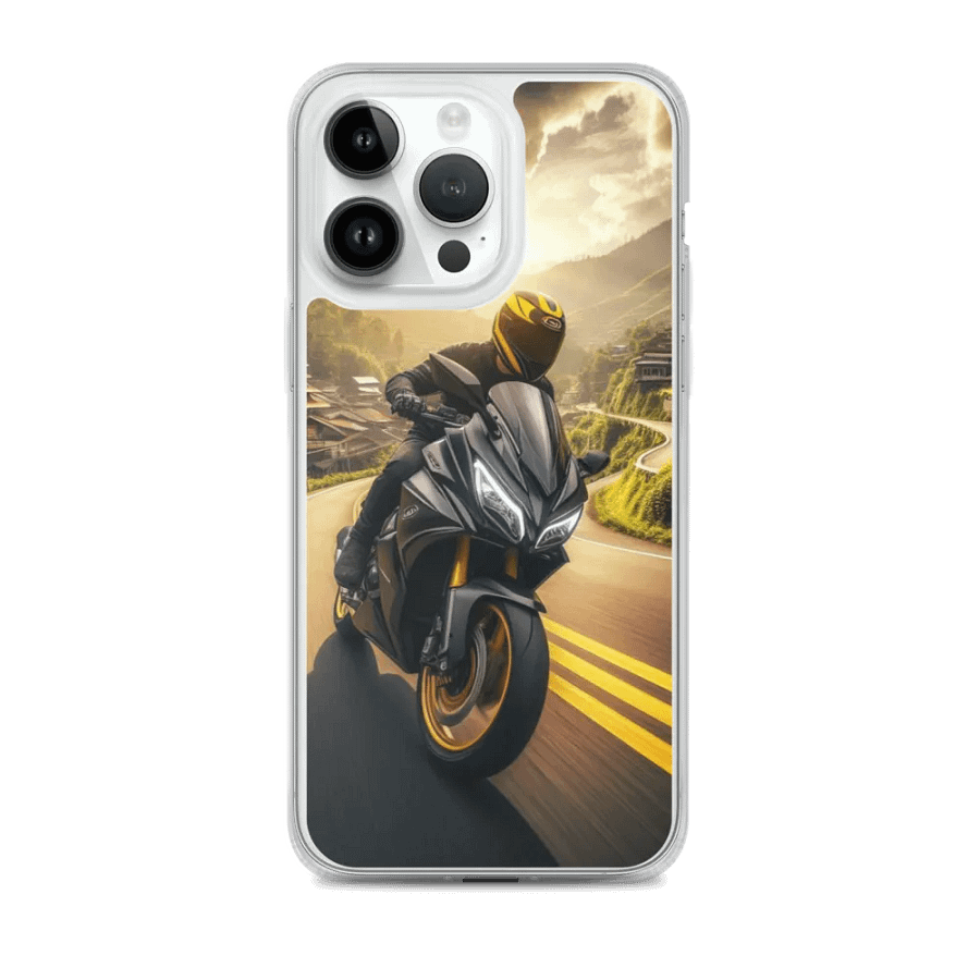 Sleek Rider iPhone® MagSafe® Clear Case | Ai Design product image (2)