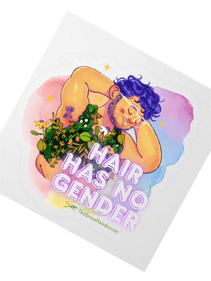 Hair Has No Gender sticker product image (5)