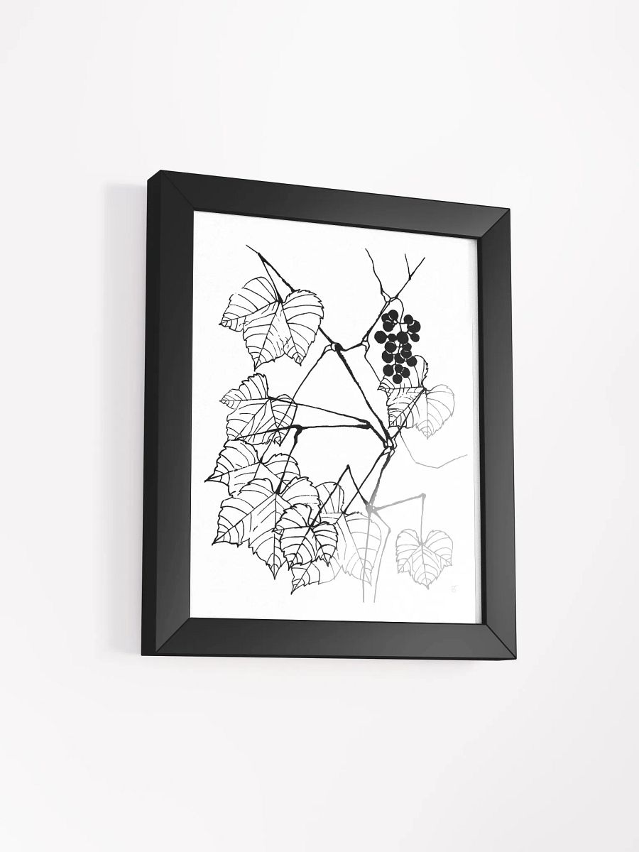 Botanical Bliss Framed Poster - Fine Grape Leaves product image (5)