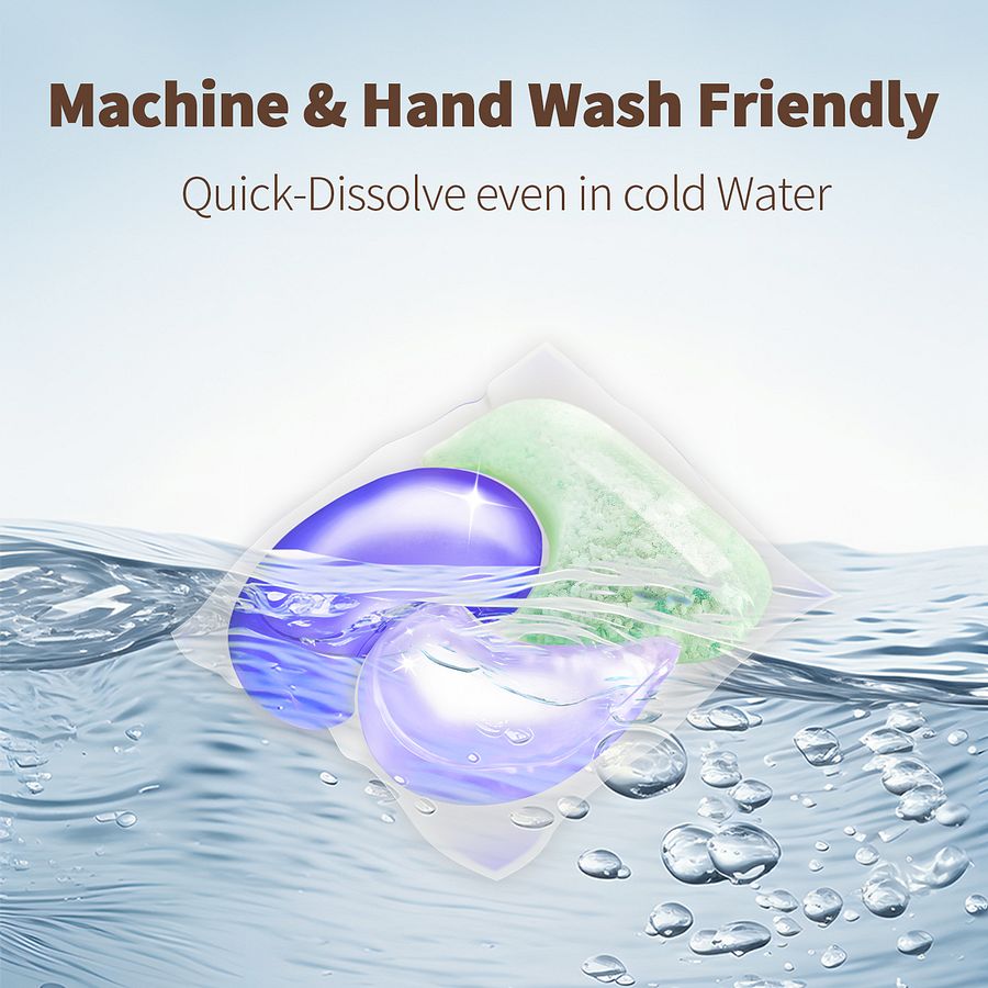 【20 cans,500pods】Lerunkey Oxygen-Infused Scented Laundry Pods 18x Cleaning Power Long-Lasting Fragrance product image (8)