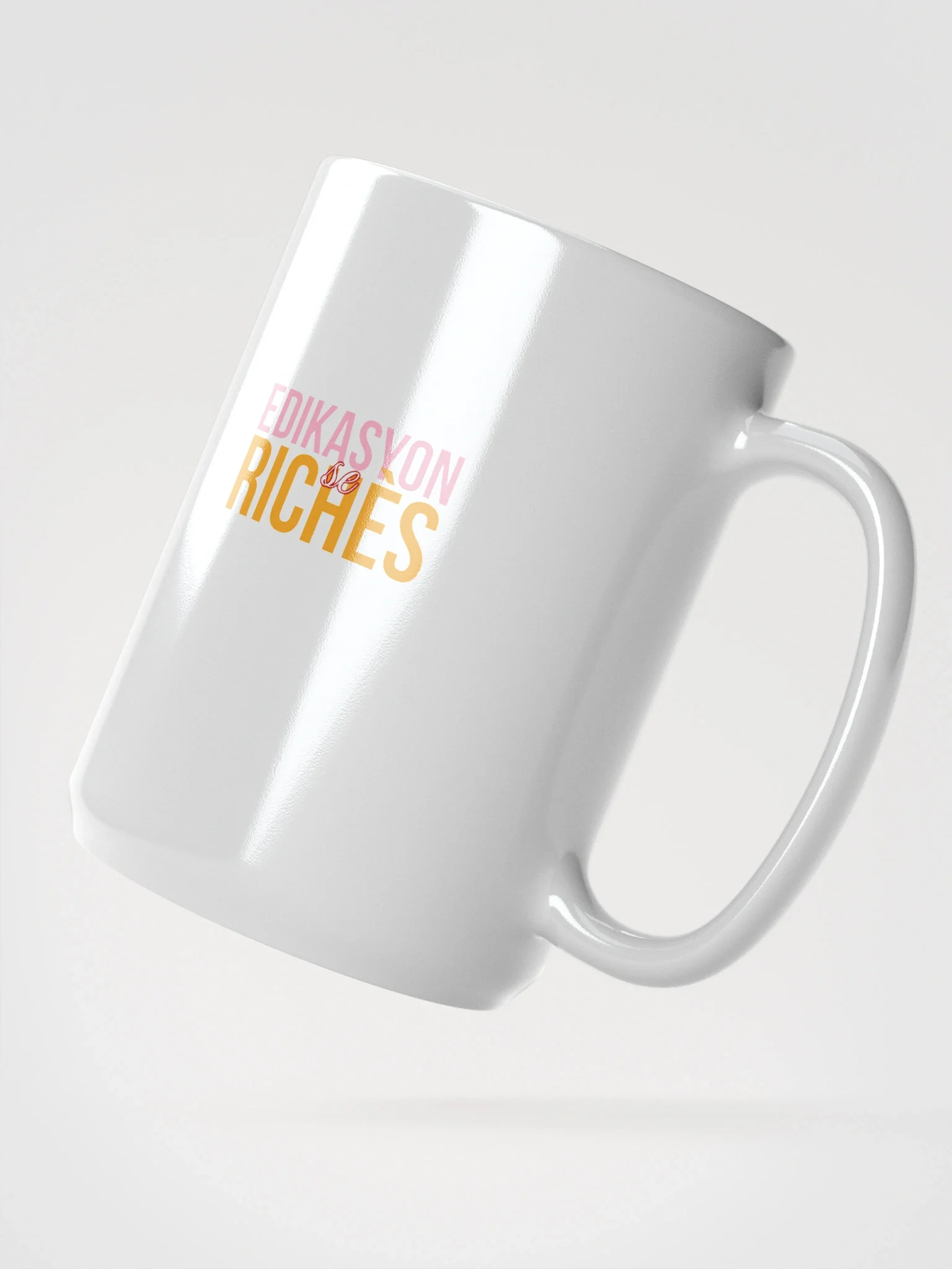 Roots Strong. Always Authentic white glossy mug. product image (2)