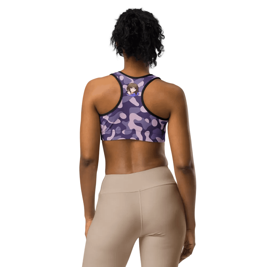 Purple Camo Nova Sports Bra product image (3)