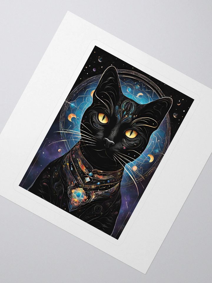 Cosmic Cat Fantasy Kiss Cut Stickers product image (2)