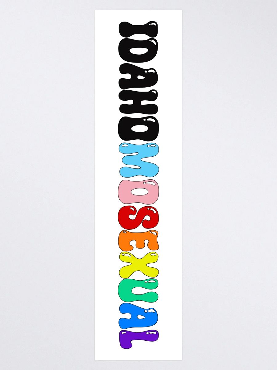 "IDAHOMOSEXUAL" bumper sticker product image (3)