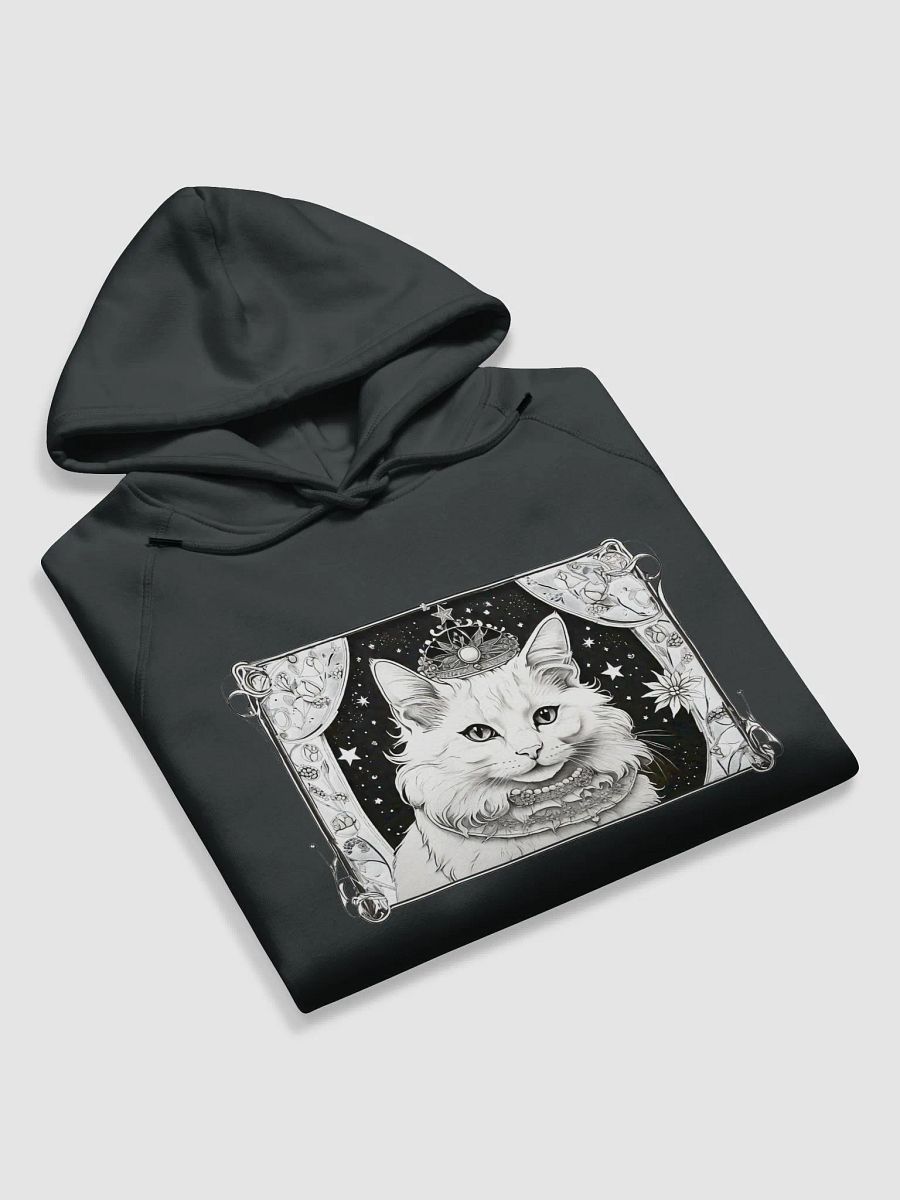 The Duchess, purrfect elegance and poise, soft hoodie black product image (5)
