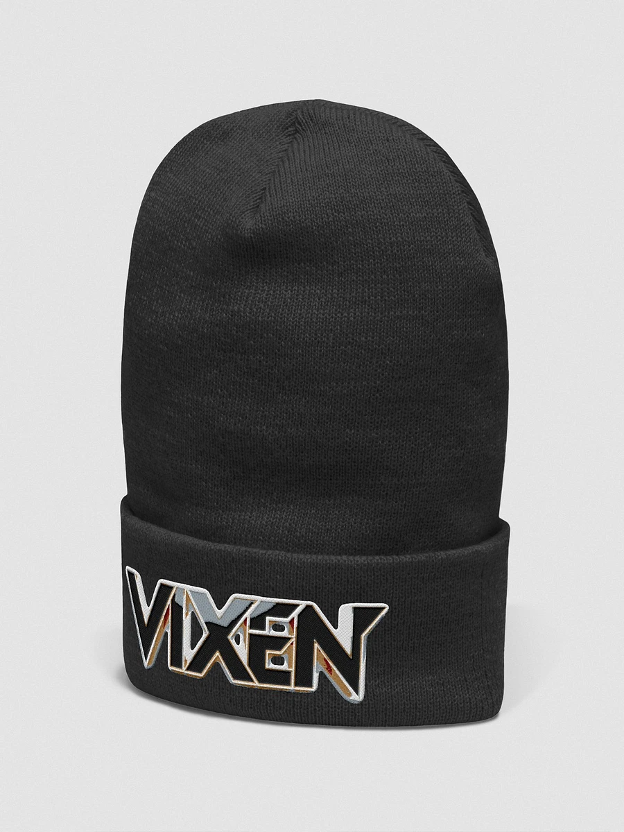 Vixen Cuffed Beanie 3D Style Embroidered product image (9)