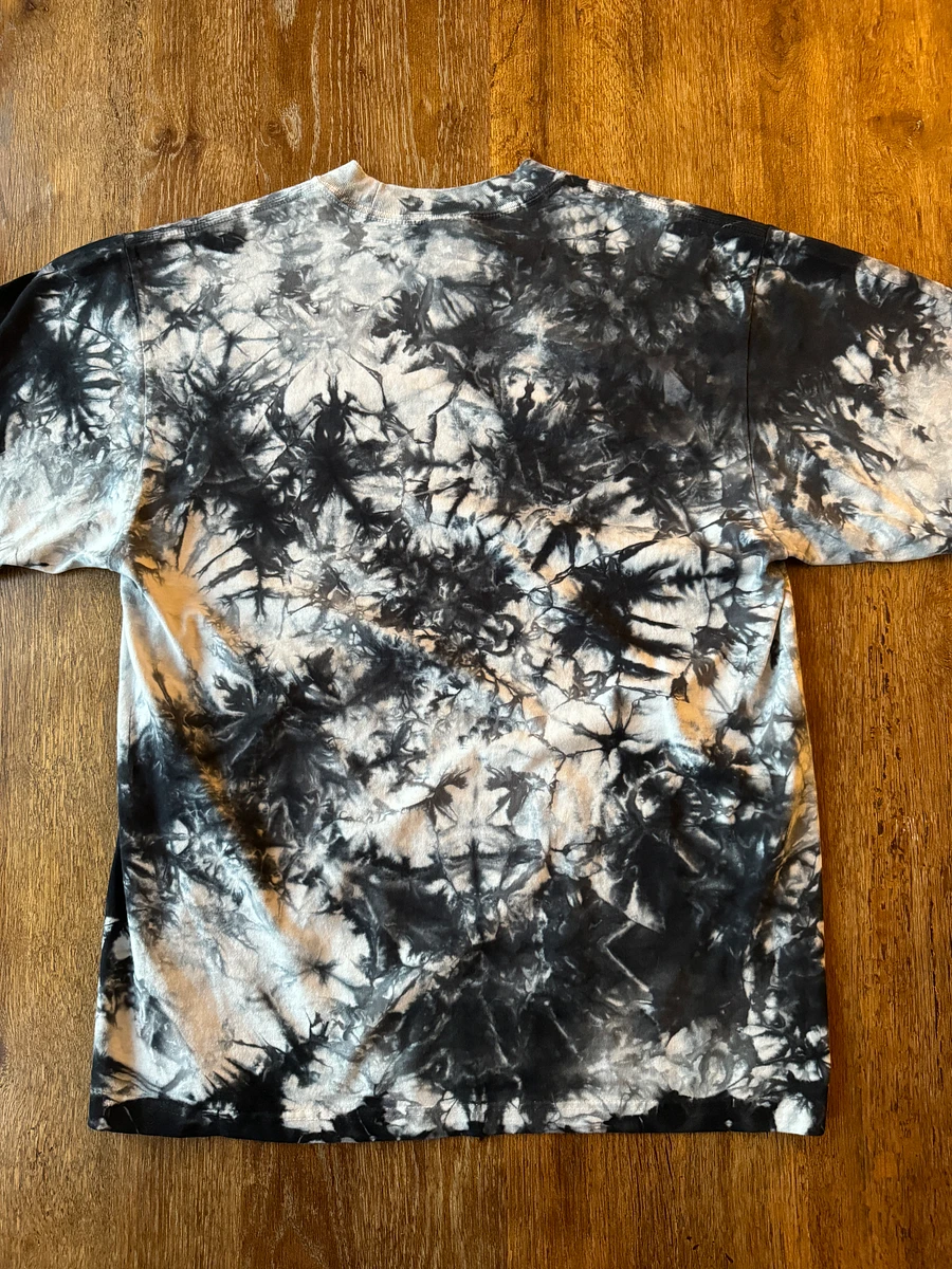 Nice. Embroidered Tie Dye Tee (Black/White) product image (4)