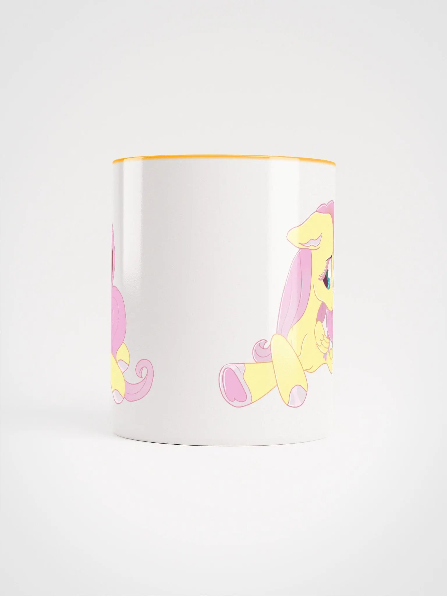 Fluttershy Ceramic Mug with Color Inside product image (3)