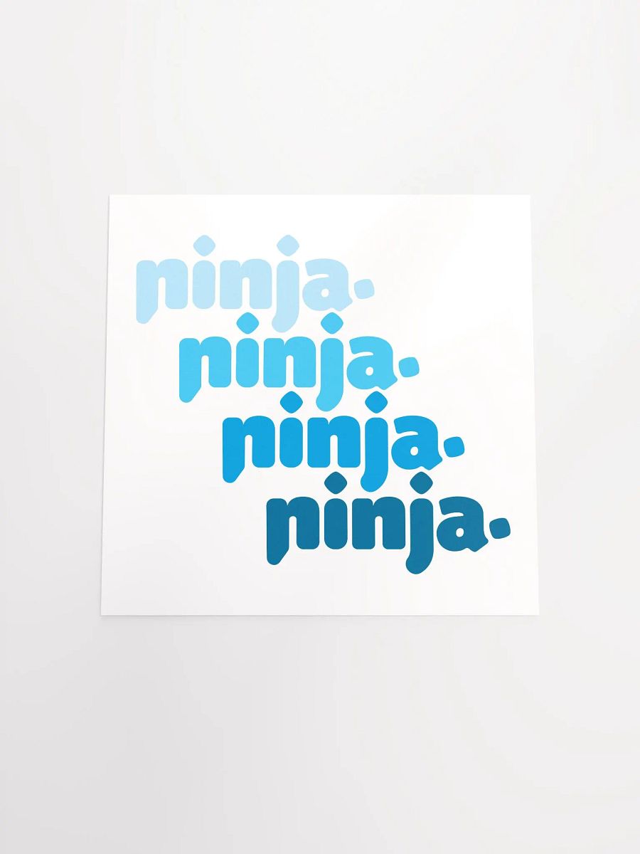 Blue Quad Ninja Poster product image (4)