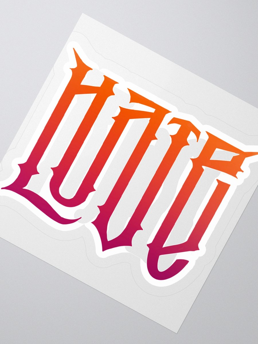 Love Hate Sticker product image (2)