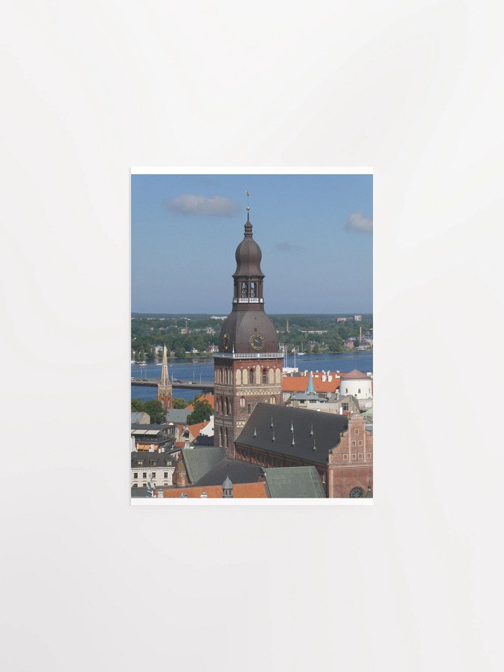 Riga - Riga Cathedral and Old Town rooftops from St. Peters Church Tower - print/poster- Print/Poster product image (2)