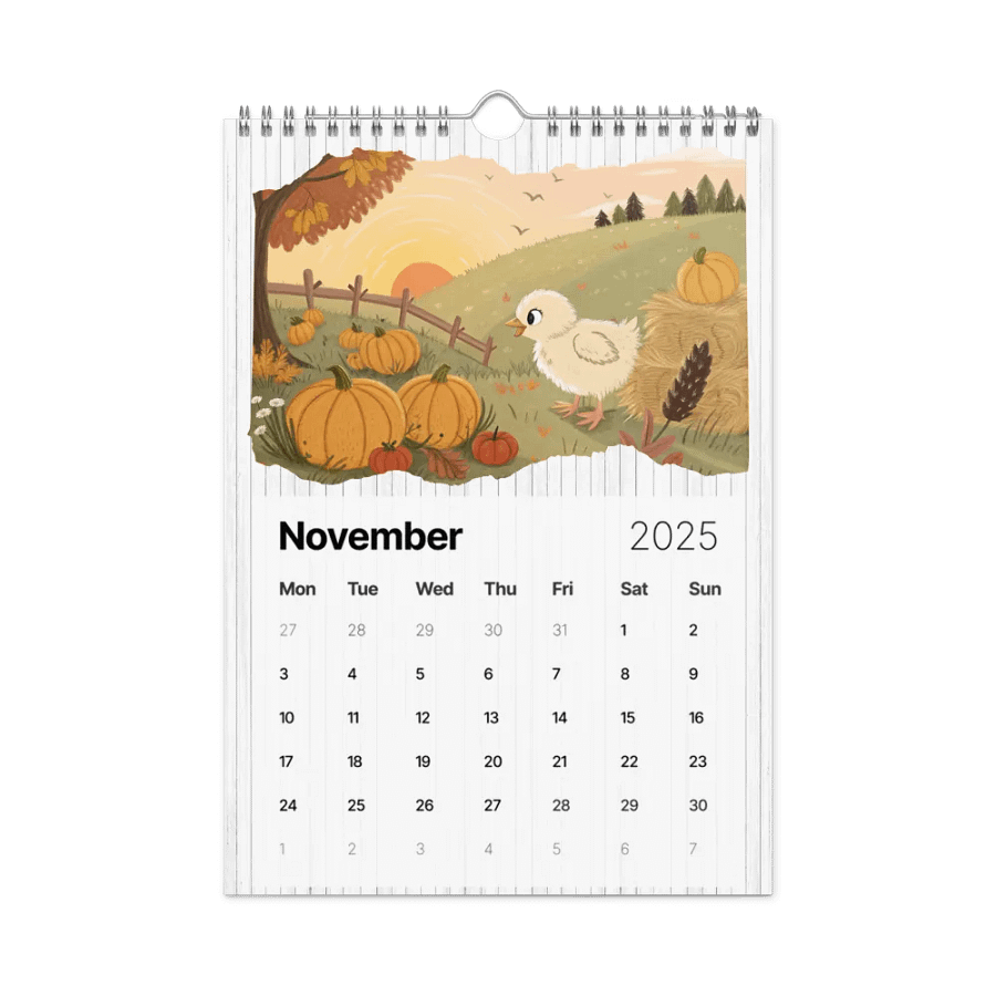 ADORABLE ANIMALS WALL CALENDAR 2025 product image (11)