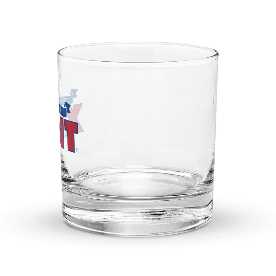 XLNT Foods Logo Rocks Glass product image (2)