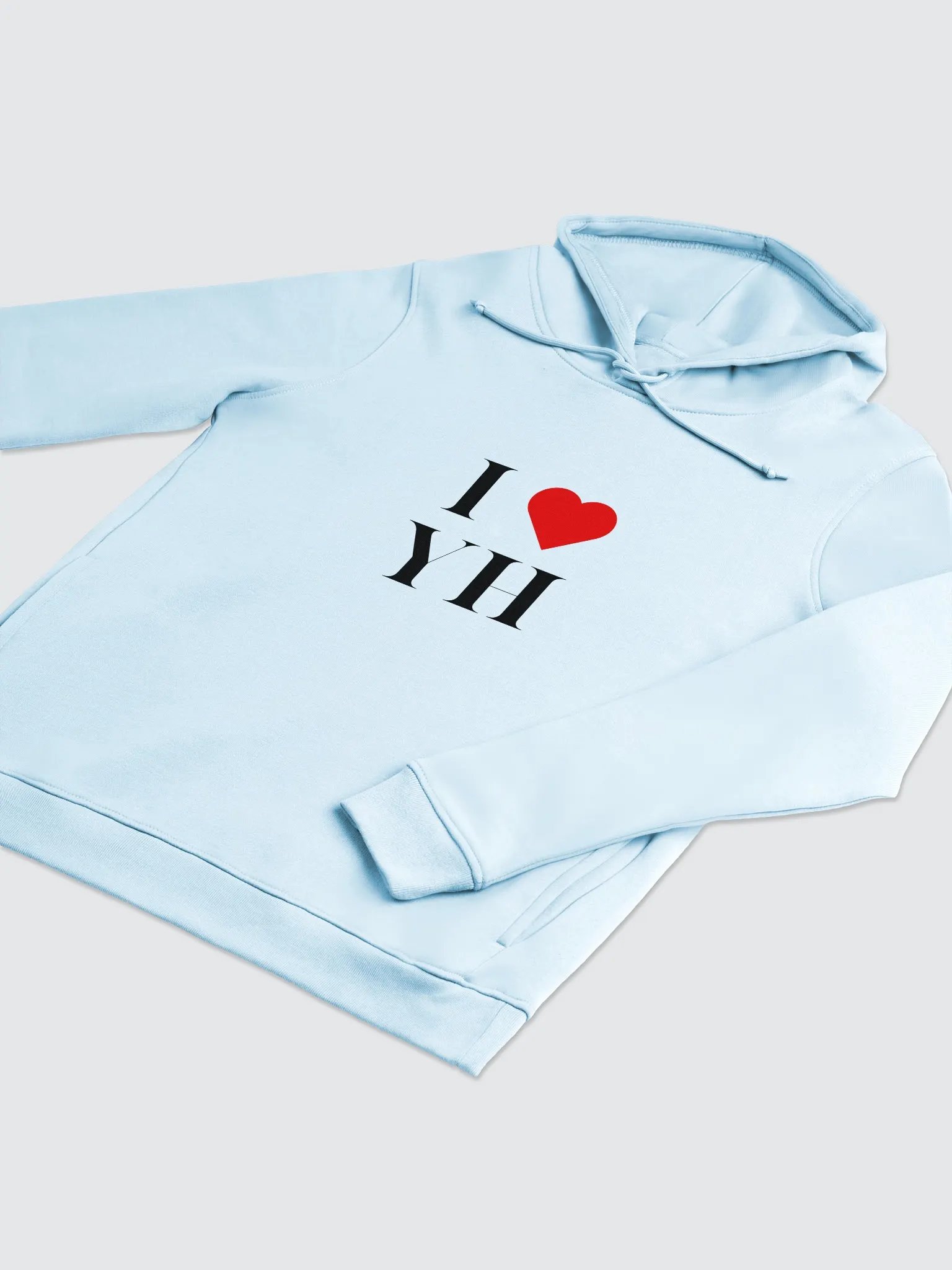 I Love Yahweh/Yeshua | Blck Ltrs | Hoodie Female product image (3)