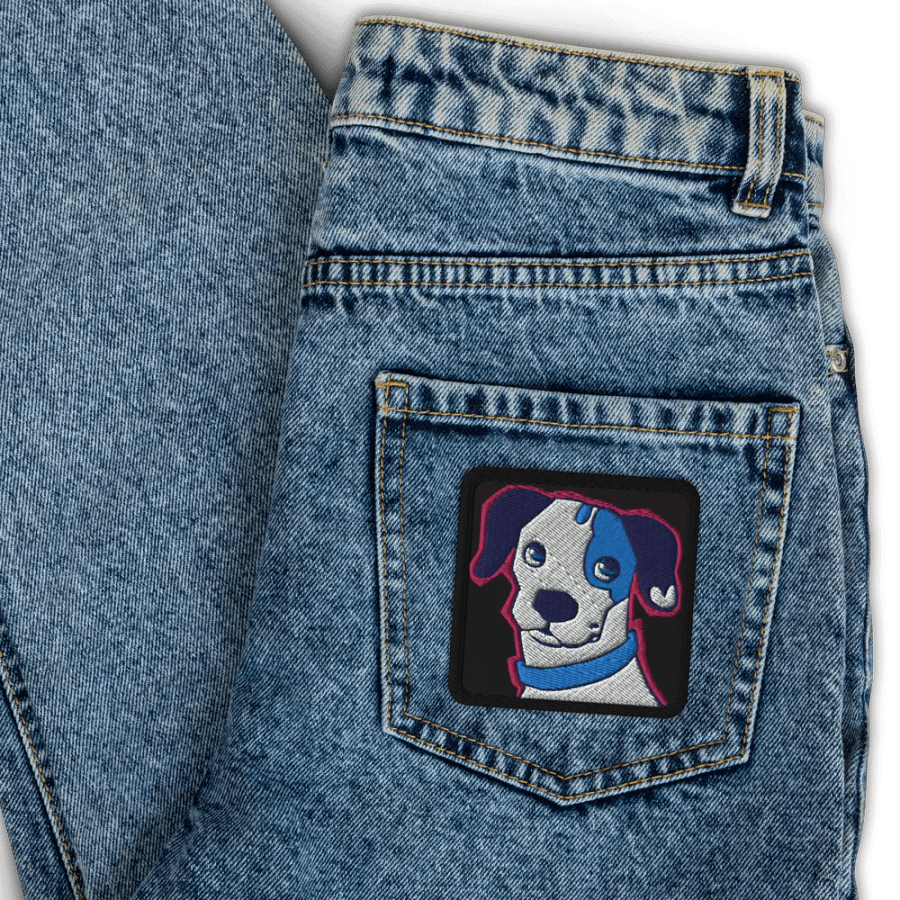Wylee Dog Embroidered Patch product image (3)