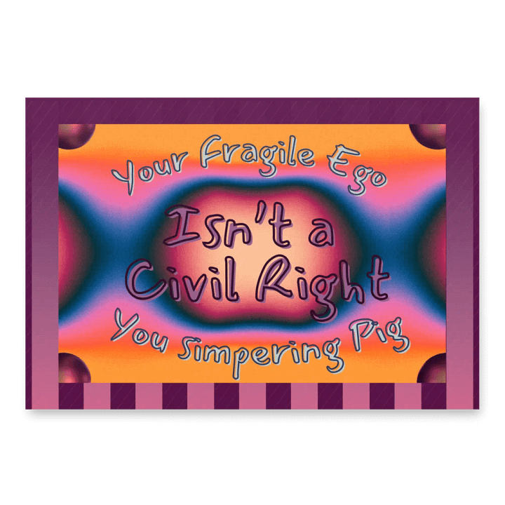 Hands Off DEIA, Your Fragile Ego, Protest Papers product image (2)