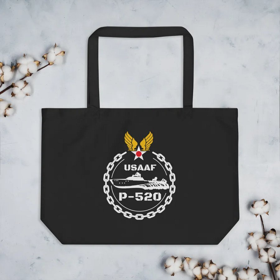 P-520 Crashboat Organic Cotton Twill Tote Bag product image (3)
