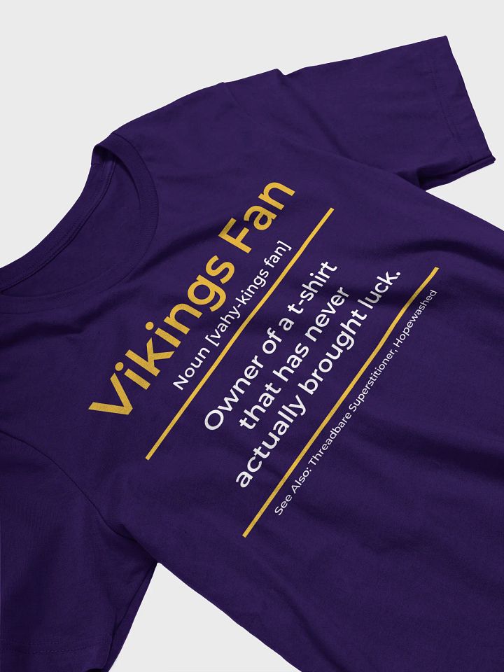 Superstition – The Vikings Fan Collection – Unisex T-Shirt product image (1)