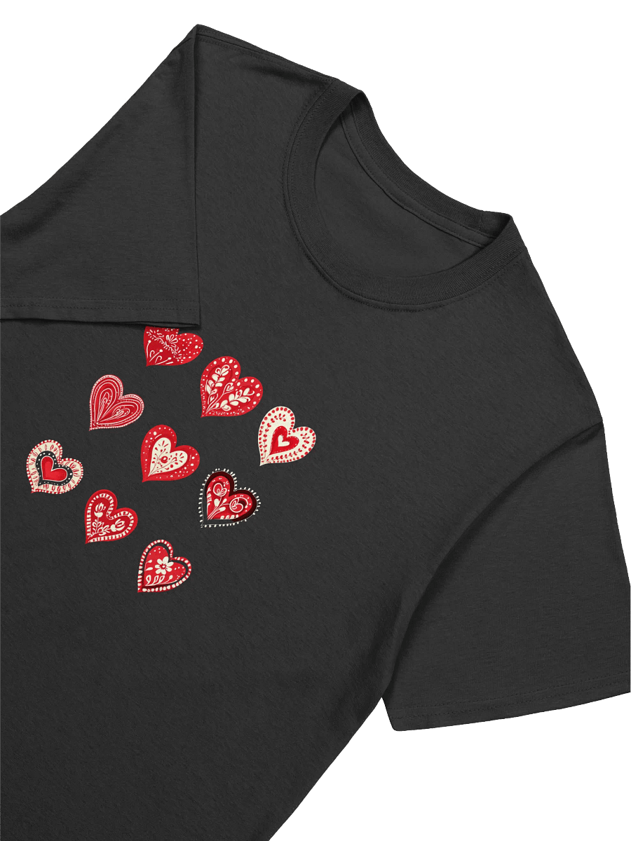 Folk Style Hearts For Valentine’s Day Unisex T-Shirt product image (3)