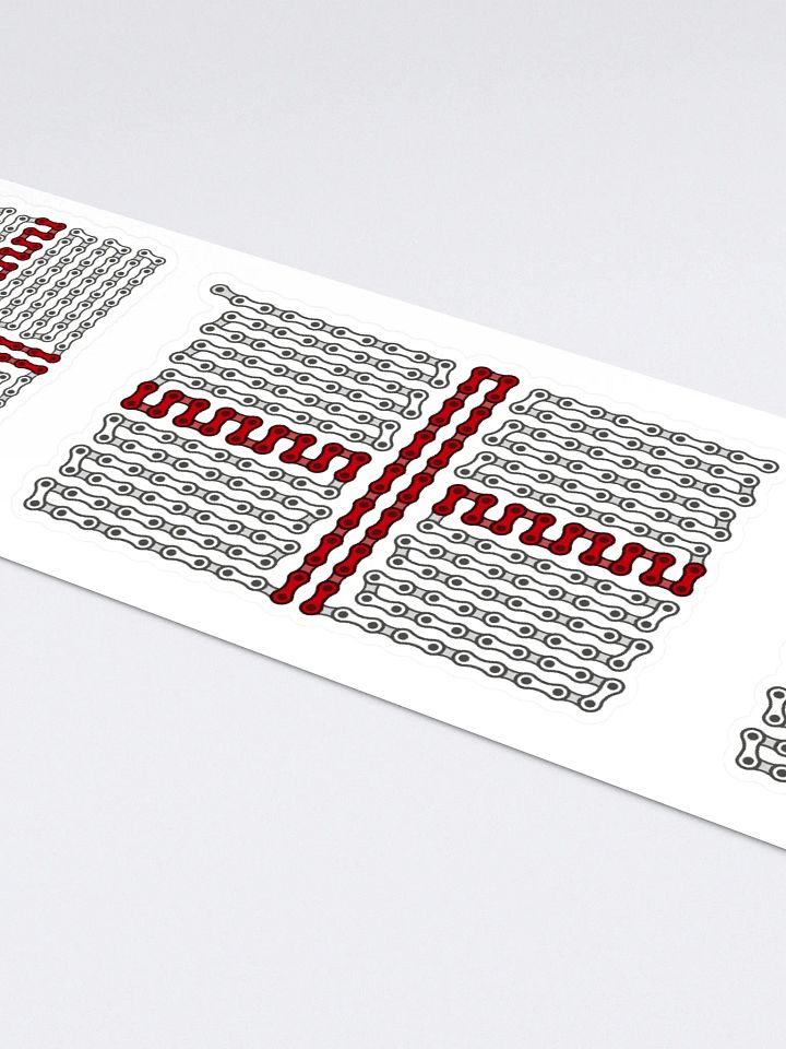 England Bike Chain Flag Stickers, Mixed Size 4 Pack product image (2)