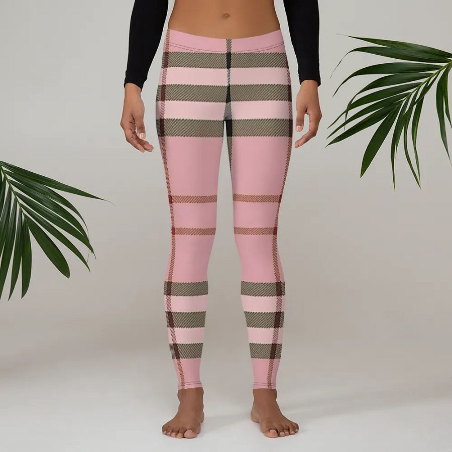 Customizable Plaid Dreams Leggings product image (3)