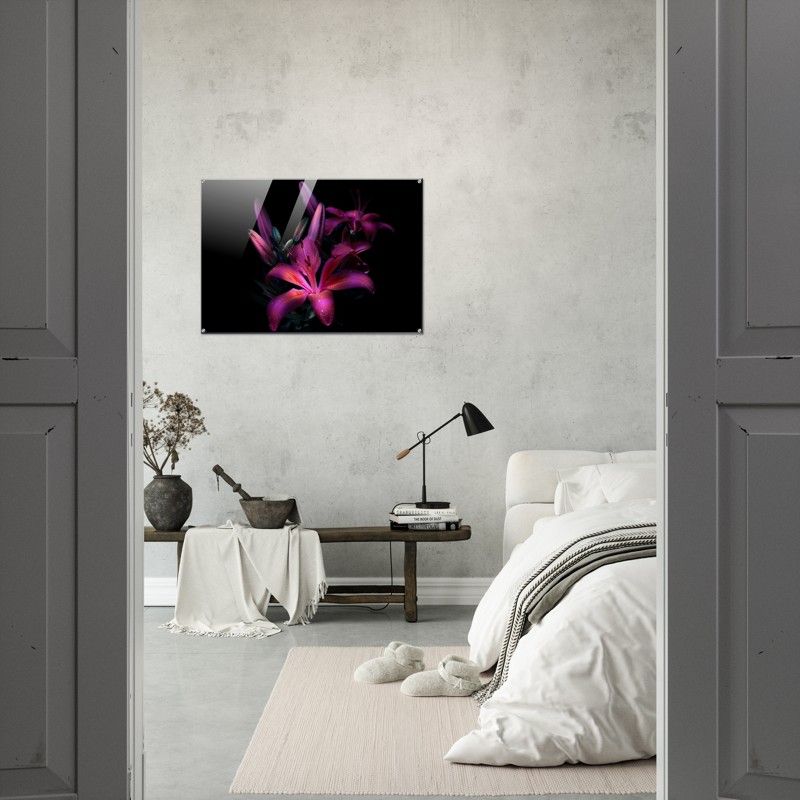 MAJESTIC FLOWER GLOSSY ACRYLIC PRINT product image (4)