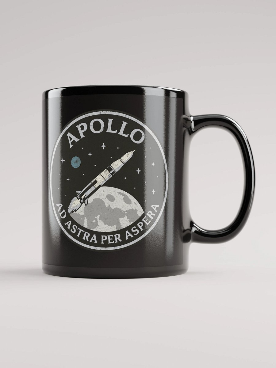 Apollo Program Mug – Ad Astra Per Aspera Coffee Cup | NASA Moon Mission Tribute product image (2)
