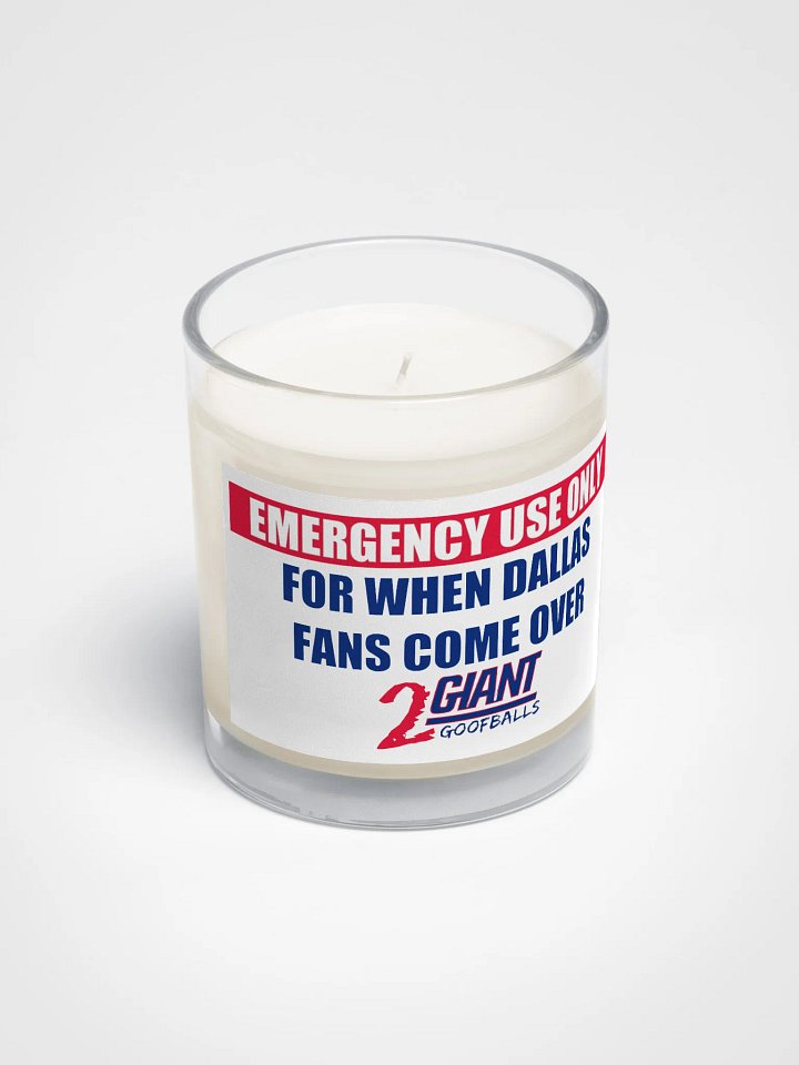 Emergency Candle - For When Dallas Fans Come Over product image (2)