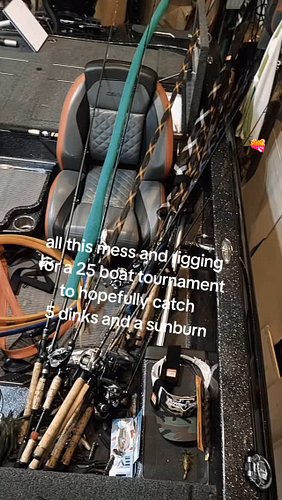 Who can relate???
🙋‍♂️🙋‍♂️🙋‍♂️🙋‍♂️🙋‍♂️

Can you have too many fishing rods rigged?