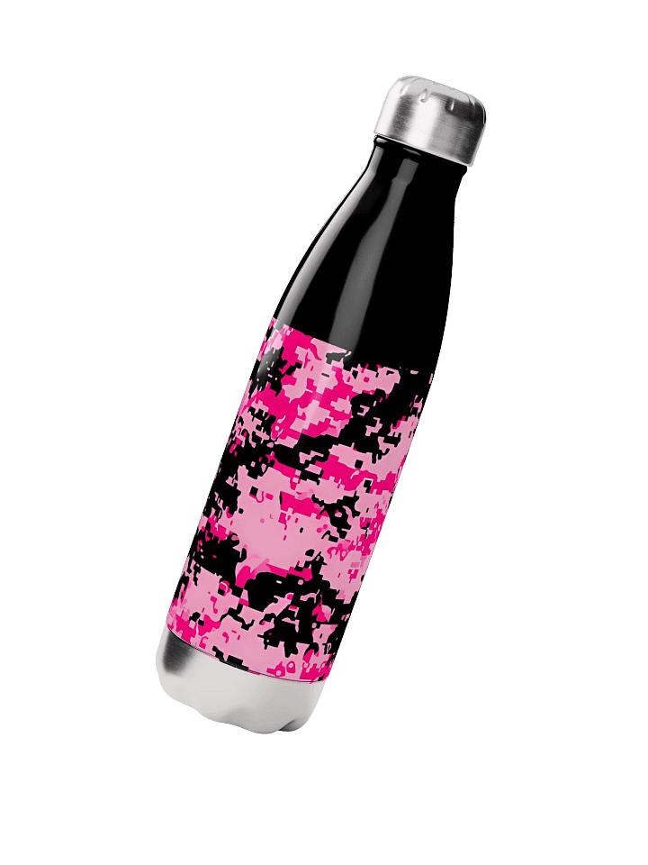 Pink Camo Stainless Steel Water Bottle product image (2)