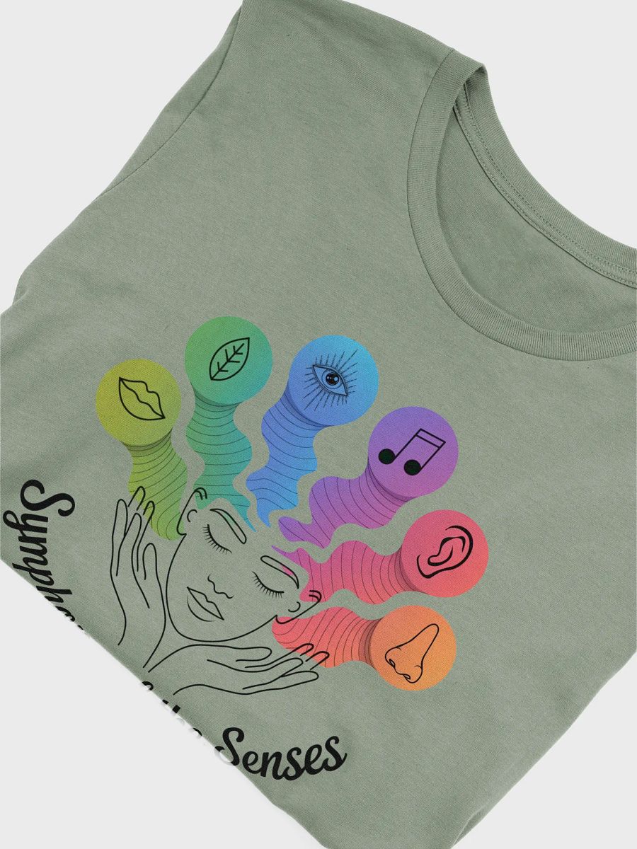 Symphony of the Senses T-Shirt – Mindful Artistic Sensory Graphic Tee product image (6)