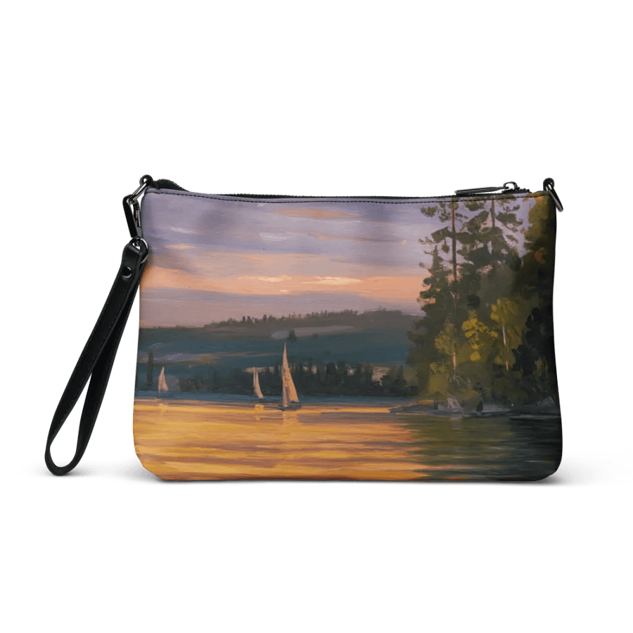 Sunset Lake Sailing, Crossbody Bag product image (5)