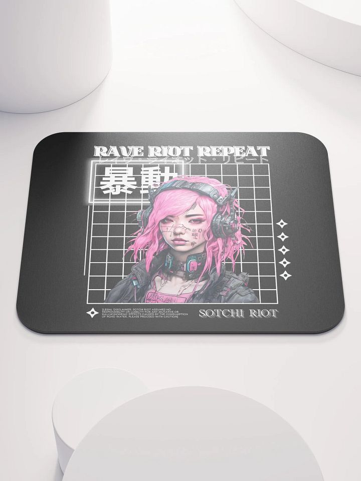 RAVE RIOT REPEAT MOUSEPAD product image (1)
