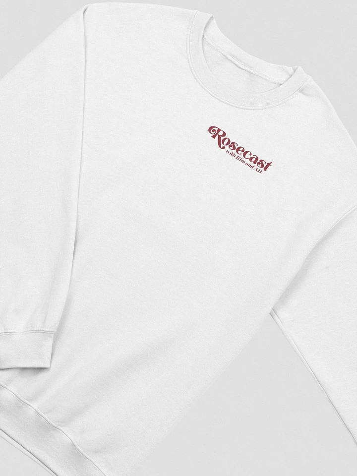 Retro Rose Crewneck Sweatshirt (Front and back) product image (1)