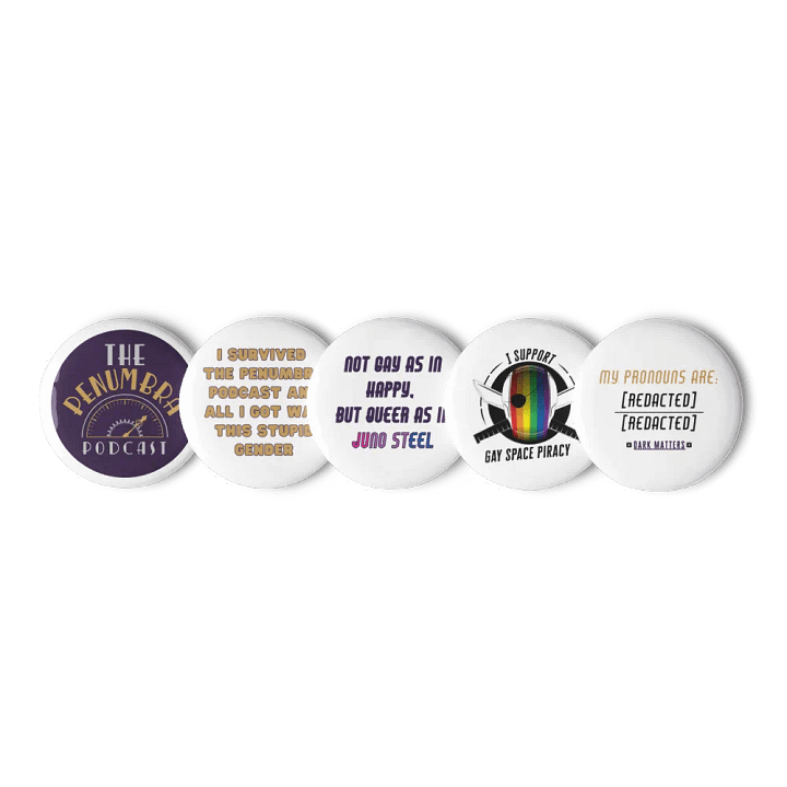 The Penumbra Podcast Pin Set (Juno) product image (1)