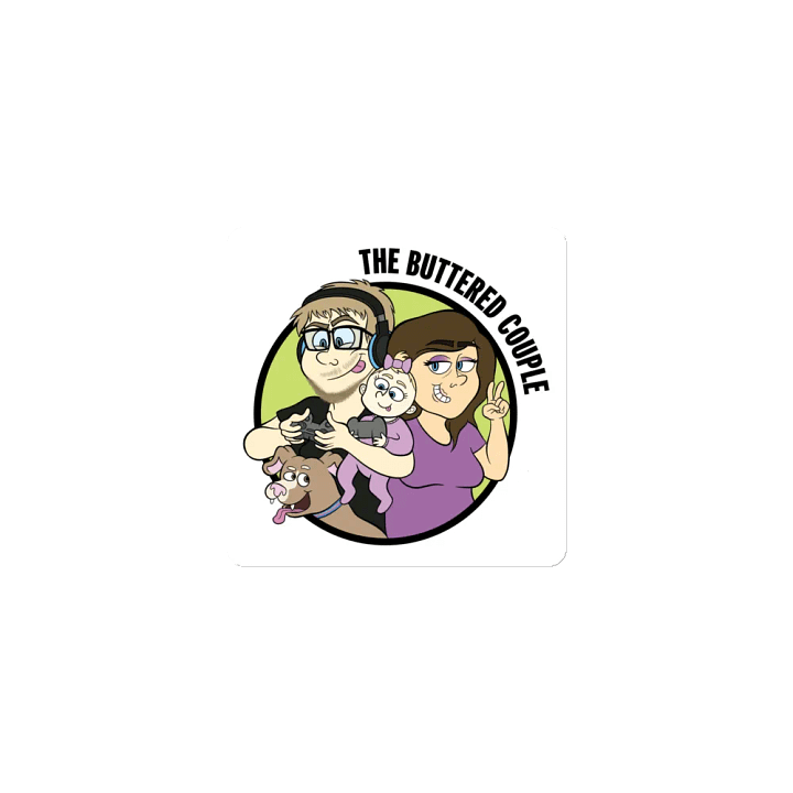The Buttered Couple Logo Magnet product image (1)