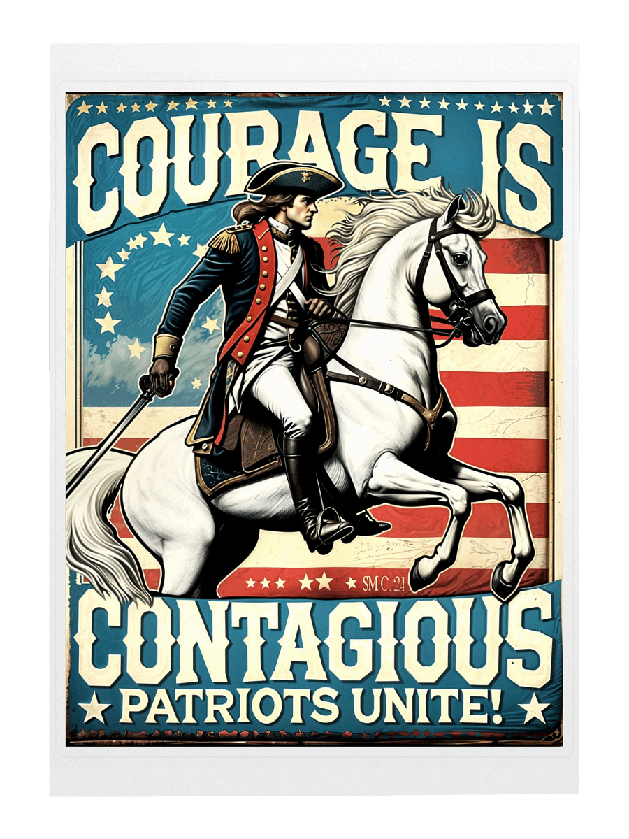 Courageous Patriots Sticker Sheet product image (3)