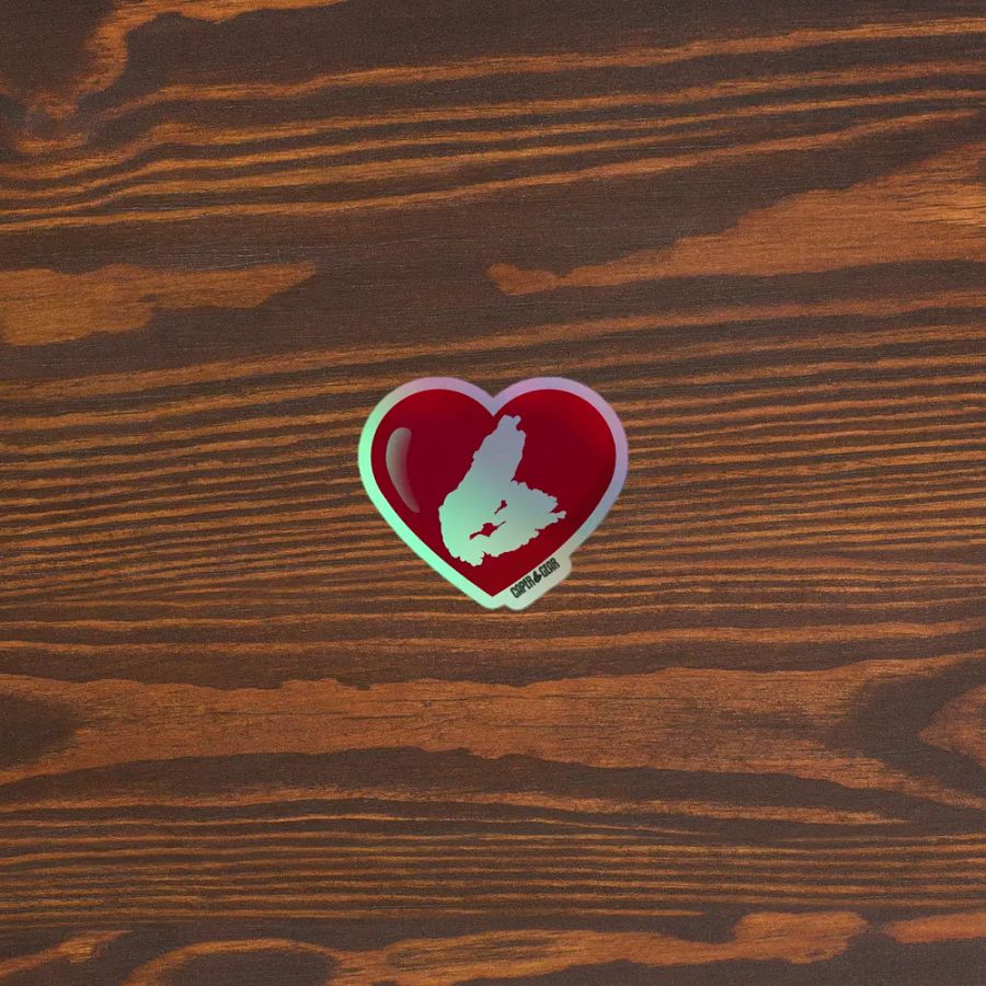 CAPE BRETON HEART HOLOGRAPHIC STICKER product image (3)