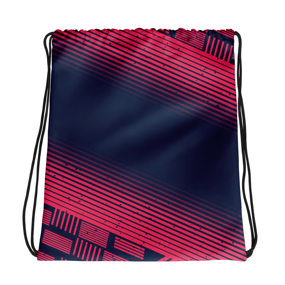 Red Stripes | Drawstring bag product image (2)