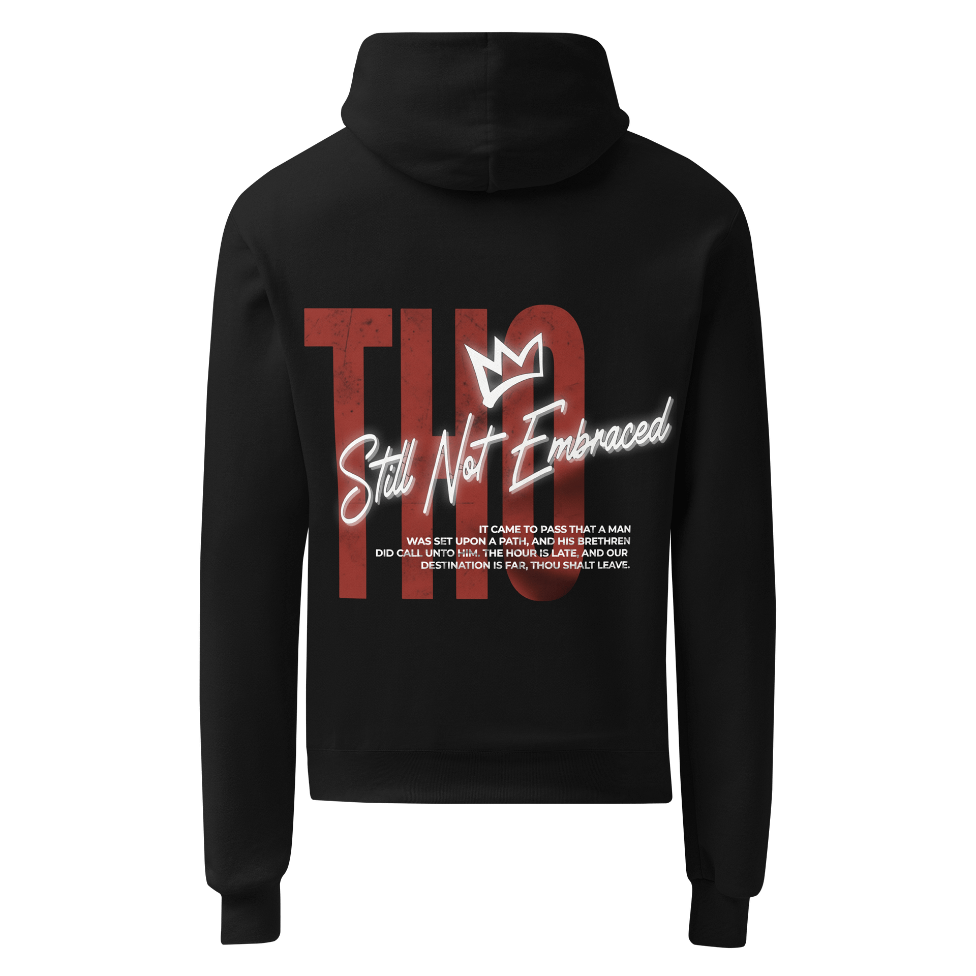 AIN'T LEAVIN THO x BLACK HOODIE product image (3)
