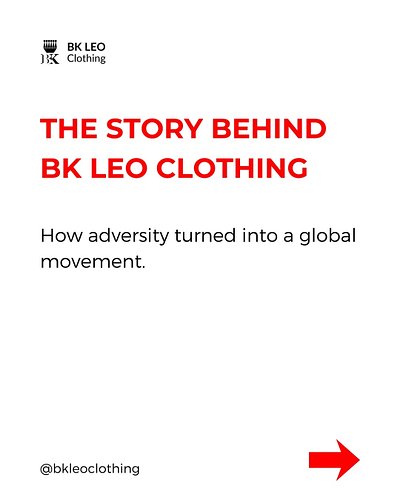 ‎THE STORY BEHIND BK LEO CLOTHING👇🔥
‎This brand didn’t start from comfort, it was born in adversity.

‎From identity loss ➡️ ...