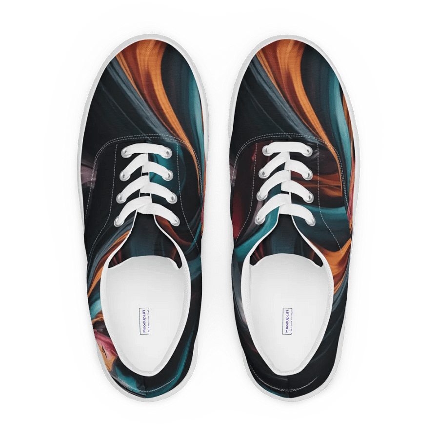 Fluid Motion Lace-Up Canvas Shoes product image (1)