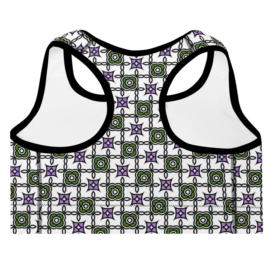 Gender Queer Abstract (2) - Padded Sports Bra product image (4)